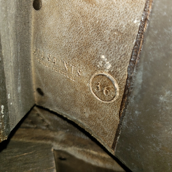 Allsaints Bonny Valley distressed fringed booty - Picture 11 of 16